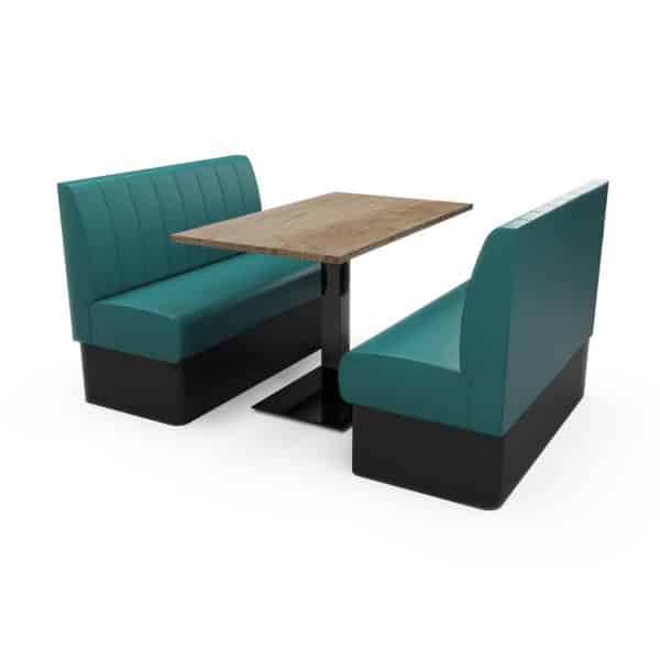 Kansas Fluted - Booth Sets