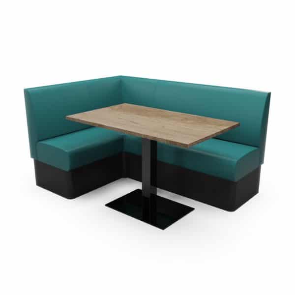corner booth seating set plain
