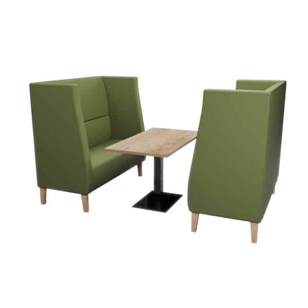 Serene Three - Booth Set (With Arm Options)