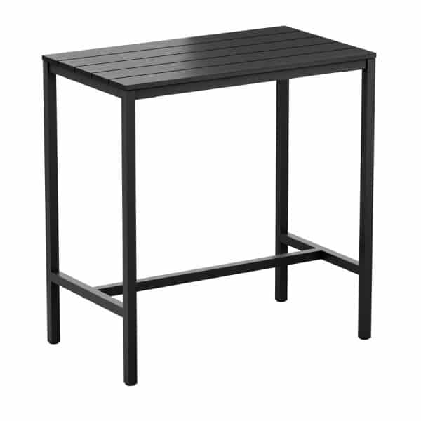 EnviroFriend Complete Poseur Table - Black Rectanlge 119cm x 69cm