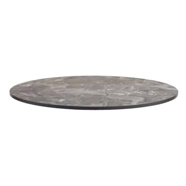 1200dia Round x 12mm Quartize High Pressure Laminate Table Top - Marble