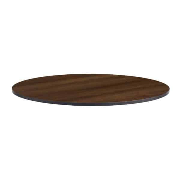 1200dia Round x 12mm Quartize High Pressure Laminate Table Top - New Wood Finish