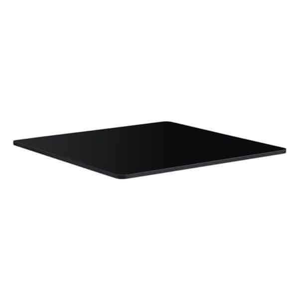600 x 600mm Square x 12mm Quartize High Pressure Laminate Table Top - Black