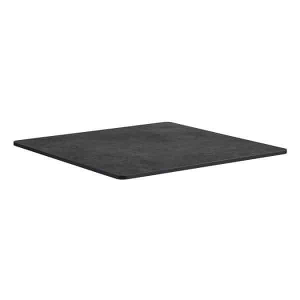 600 x 600mm Square x 12mm Quartize High Pressure Laminate Table Top - Metallic Anthracite