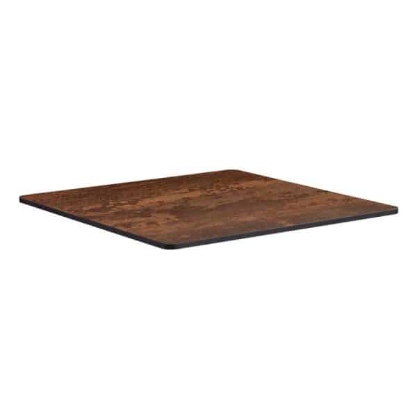 600 x 600mm Square x 12mm Quartize High Pressure Laminate Table Top - Vintage Copper