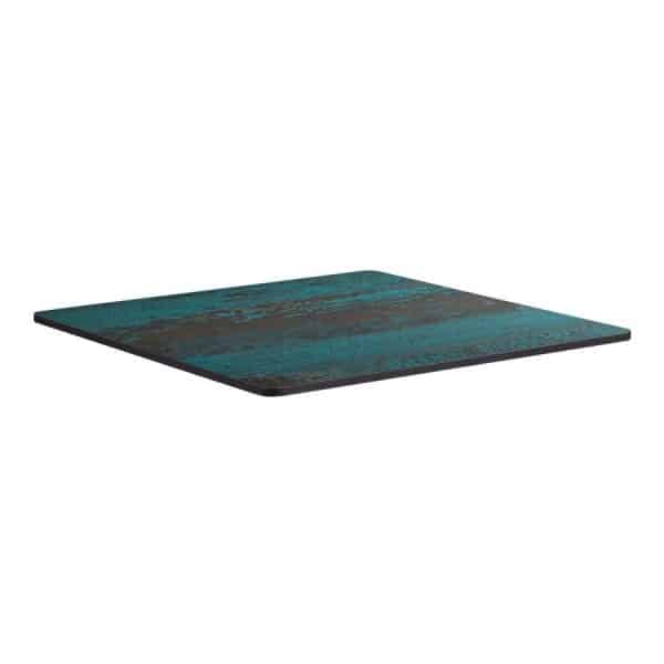 600 x 600mm Square x 12mm Quartize High Pressure Laminate Table Top - Vintage Teal
