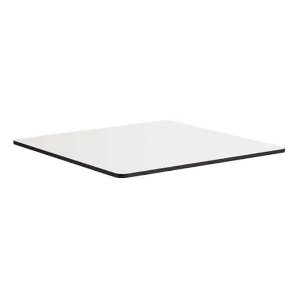 600 x 600mm Square x 12mm Quartize High Pressure Laminate Table Top - White