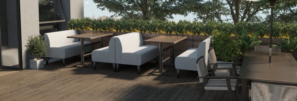 Outdoor Booth Seating