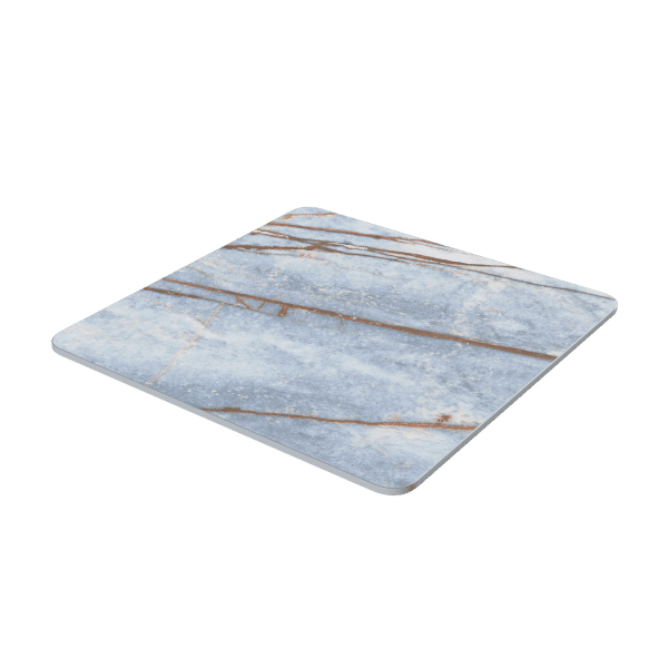 700mm Square x 12mm Porcelain Table Top - Azure - Made To Order